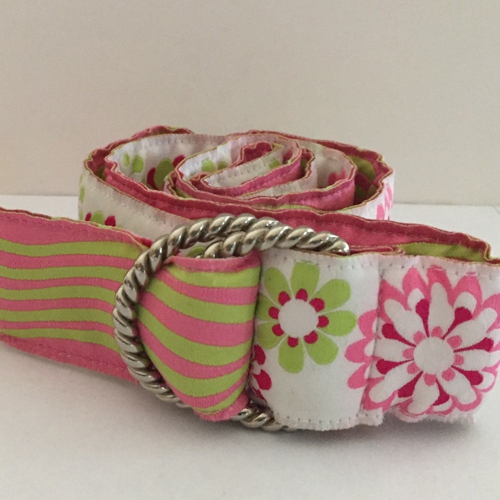 Talbots' reversable cloth  belt